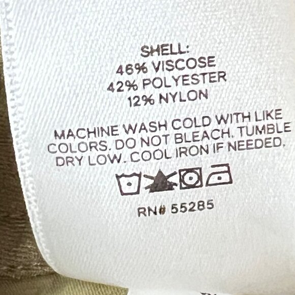 Express x Rachel Zoe Men Striped Green Stretch Pant 32x32 Flat Slim Straight Leg - Picture 8 of 11